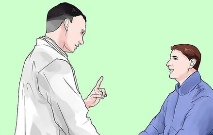 E Gespréich mat engem Dokter virum Drénken